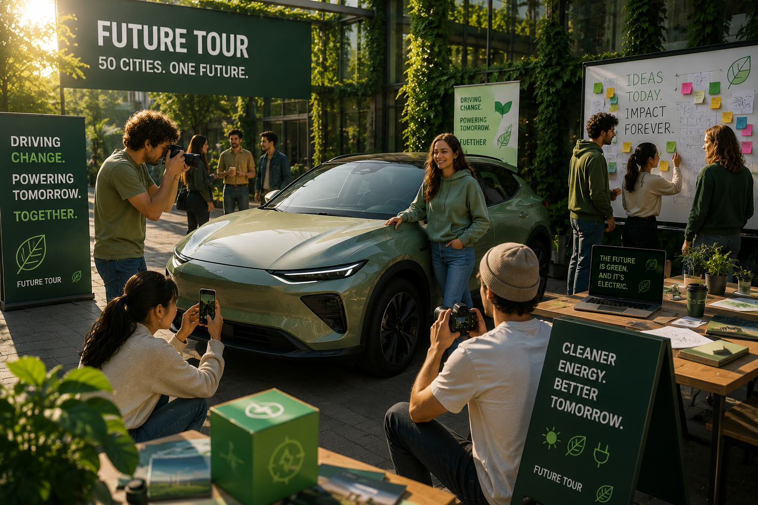 Future Tour activation. Community building a campaign together