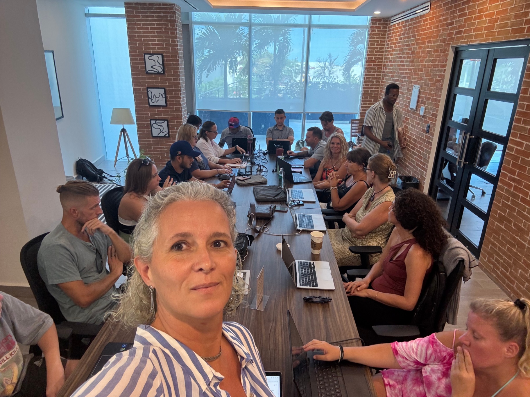 Workshop group in session