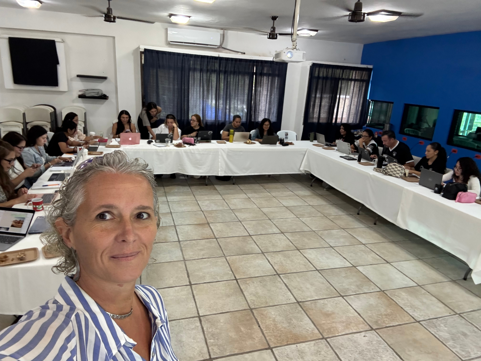 Training cohort in session